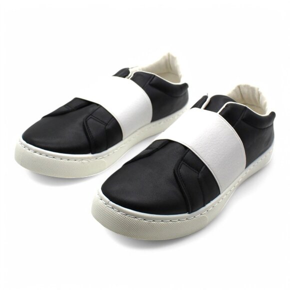 Journee Collection black/white Slip-on Shoe - Picture 3 of 8